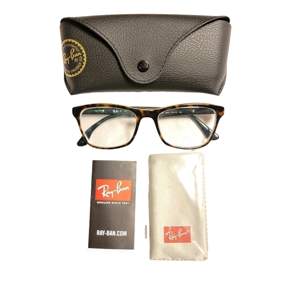 Ray Ban Optics Rb 5279 5974  Eyeglasses Frames Tortoise Green UNISEX - Picture 9 of 12
